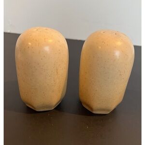 Mikasa Indian Feast Speckled Biscuit Salt and Pepper Shakers